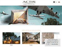 Tablet Screenshot of insulation-actis.com